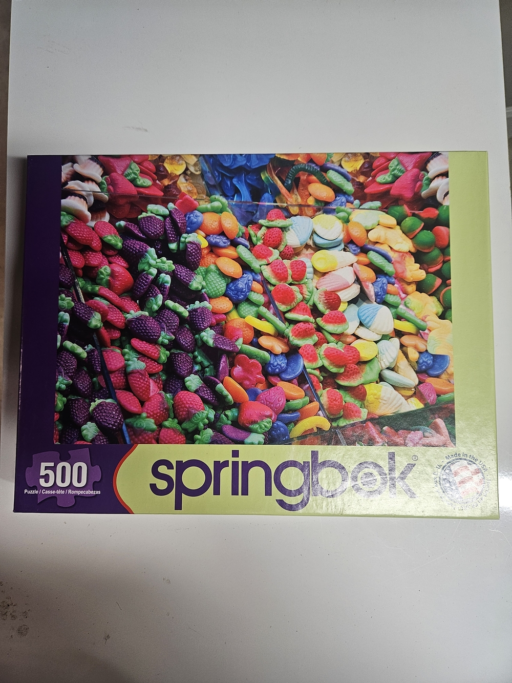 Springbok 500-Piece  Jigsaw Puzzle - Fruit Flavor Gummy Candy